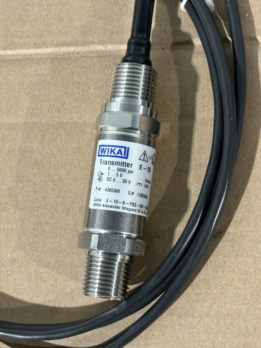 Pressure Transmiter Model E10 WIKA PN-4365360 0-5000Psi photo 4