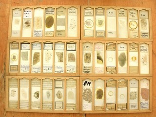 Boxed Set of 36 Antique/Vintage Petrology Slides . Gregory Bottley and Others