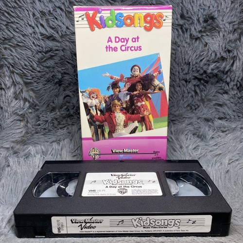 Kidsongs: A Day at the Circus VHS Tape 1987 ViewMaster Video Kids Music ...