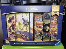 DISNEY LORCANA BEST BUDDIES BUNDLE   WILDS UNKNOWN - WITH BINDER - Promos  Pins