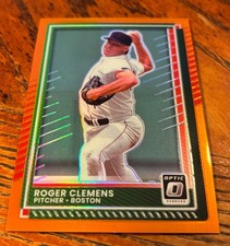 2025 Donruss Optic Roger Clemens Orange Prizm #17 136/199  Red Sox