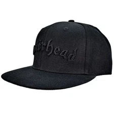 Men's Motorhead Logo & Warpig Snapback Baseball Cap Adjustable Black
