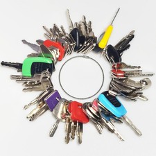 60 Heavy Equipment Keys Master Set Consturction Ignition Keys JCB Cat Yanmar JD
