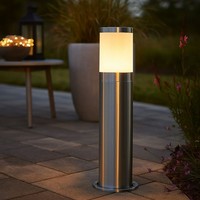 AußEn Steh Leuchte Garten Strahler Weg Terrassen Hof Beleuchtung Sockel Lampe