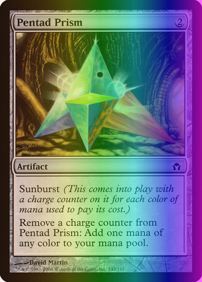 MTG Magic the Gathering Pentad Prism (143/165) Fifth Dawn LP FOIL
