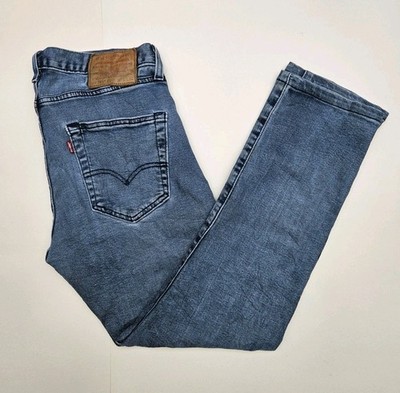 Seltene Levi s 501 ST Big E Stretch Denim Jeans - Damen Größe W29 L26 - Stonewash