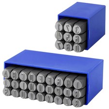 Number and Letter Stamp Set, 3/16" 5mm Spring Steels Stamping Kit, A-Z  0-9...