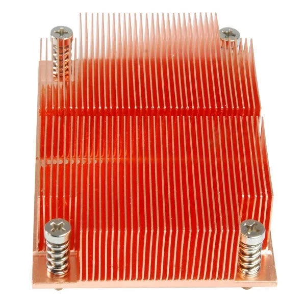 Narrow ILM LGA2011 Pure Copper CPU Heatsink Cooler 1U Passive - Image 2 of 3