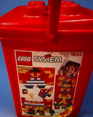 Lego Basic Building Set System 1885 With 454 Pieces - Complete *Retired*