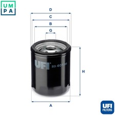 OIL FILTER 23.401.00 FOR RENAULT 11 ENCORE MASTER/Bus/Platform/Chassis/Van 25