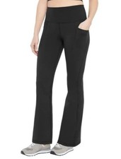 NEW GapFit Women's M Black Flare Leggings Side Pockets Stretch G1517