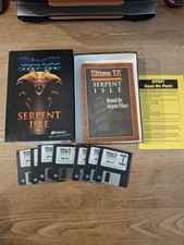 Vintage CIB Ultima VII Part 2 Serpent Isle 3.5" Disk Game Big Box (IBM PC) Rare