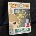 Larry Bird HOF Autographed Funko Pop! #77 Figurine Boston Celtics Bird Hologram