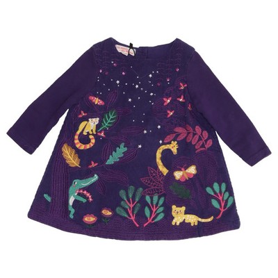 Au Pareil Au Même, Kleid, Größe: 74, Lila/Mehrfarbig, Baumwolle, Sonstiges #3TN
