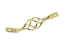 LOWRIDER Bird Cage Twisted Headlight Bracket Gold Vintage Schwinn Bicycles.