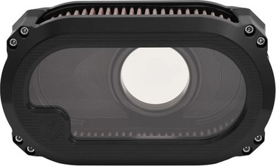 Kens Factory NL M8 Air Cleaner W Glass Black W Black - NXT-01B For Harley Softai