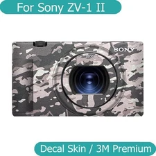 For Sony ZV-1 II Decal Skin Vinyl Wrap Film Camera Protective Sticker ZV-1M2