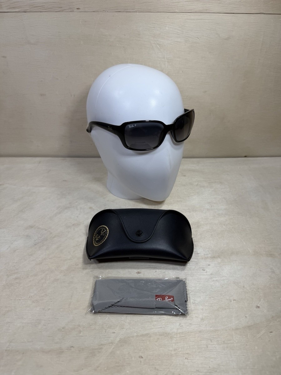 Ray Ban RB 4068 601/M3 2P Sunglasses Black Made in Italy  display picture 3