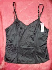 NWT - Vassarette CAMISOLE BLACK SIZE XL