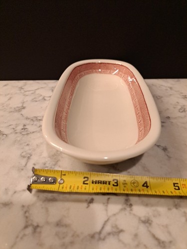 Vintage Scammell’s Trenton China Symphony Pattern Oval Celery Relish Appetizer - Picture 8 of 8