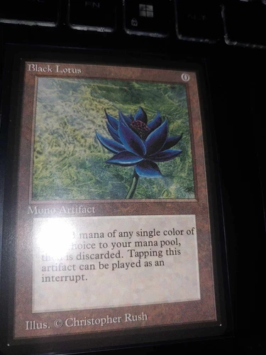 **CUSTÖM-MADE-SEE-DSCRT** LP BLACK LOTUS POWER NINE MTG MAGIC THE GATHERING CARD