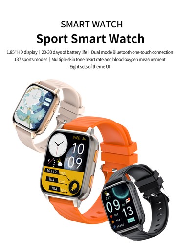 Neu Smartwatch Damen Herren Bluetooth Anruf Wasserdicht Sport Fitness Tracker - Bild 2 von 27
