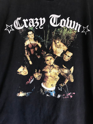 Crazy Town Band In Concert Heavy Cotton Black All Size T Shirt UR366