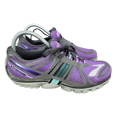 Brooks Pure Cadence 2 Running Shoes Womens 7.5 B Purple Sneakers 1201341B554