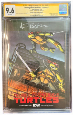 CGC Signature Series Teenage Mutant Ninja Turtles #1 Signed by Kevin Eastman