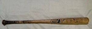 Xavier Paul “Game-Used”  2004 Louisville Slugger M110 (Slight Crack) Bat.