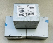 Lot of 3 Hoffman ASE8X8X6NK SCR CVR Pull Box Screw Cover 43460 Gray