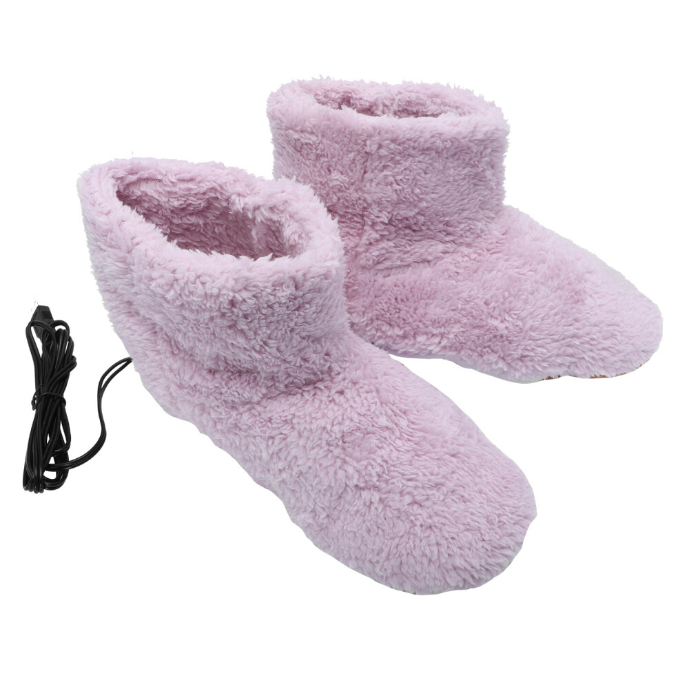Cozy Electric Blanket Heated Foot Warmer Boots Slipper Shoes Tourmaline |  eBay