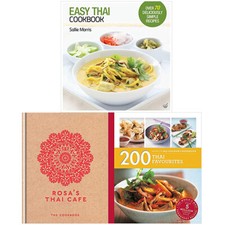 Rosa's Thai Cafe Cookbook,Hamlyn All Colour Cookery 3 Books Collection Set New  