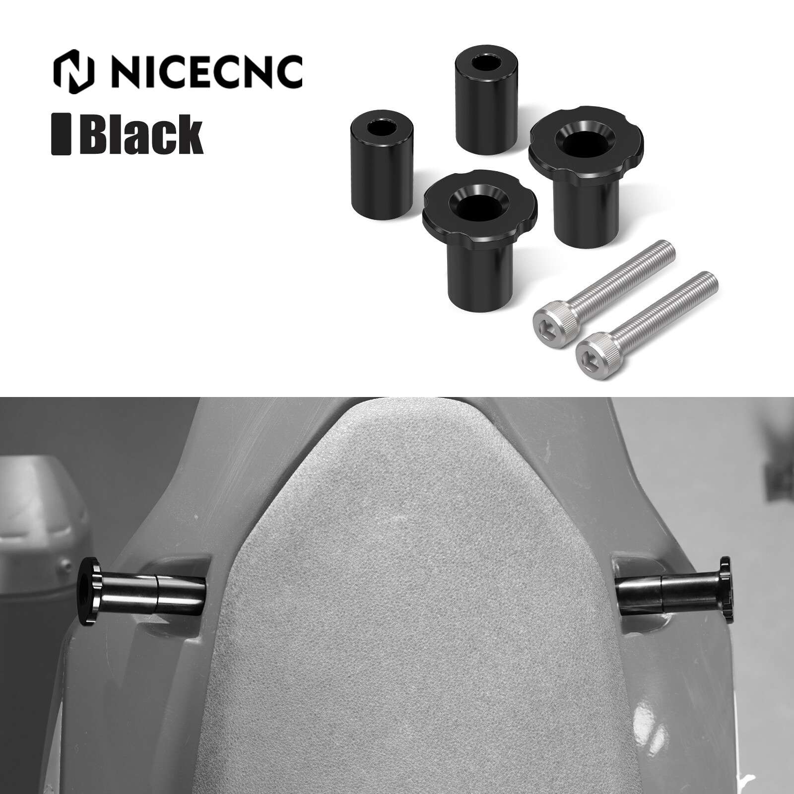 Luggage Bag Mounting Hardware Brackets Bolts For Yamaha Tenere 700 World Raid 22-image