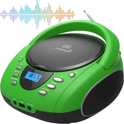 Tragbares CD-Radio CD-Player Stereoanlage Kompaktanlage Boombox Kinder Radio