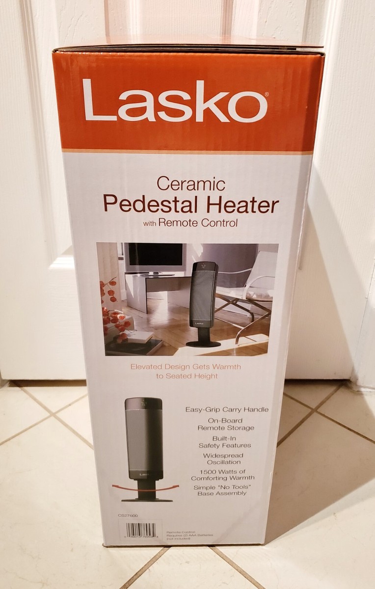 Lasko Digital Ceramic Pedestal Tower Portable Space Heater w