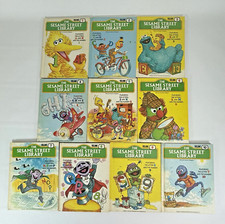 The Sesame Street Library Book Set Vol 1-10 1978 ABC's Numbers