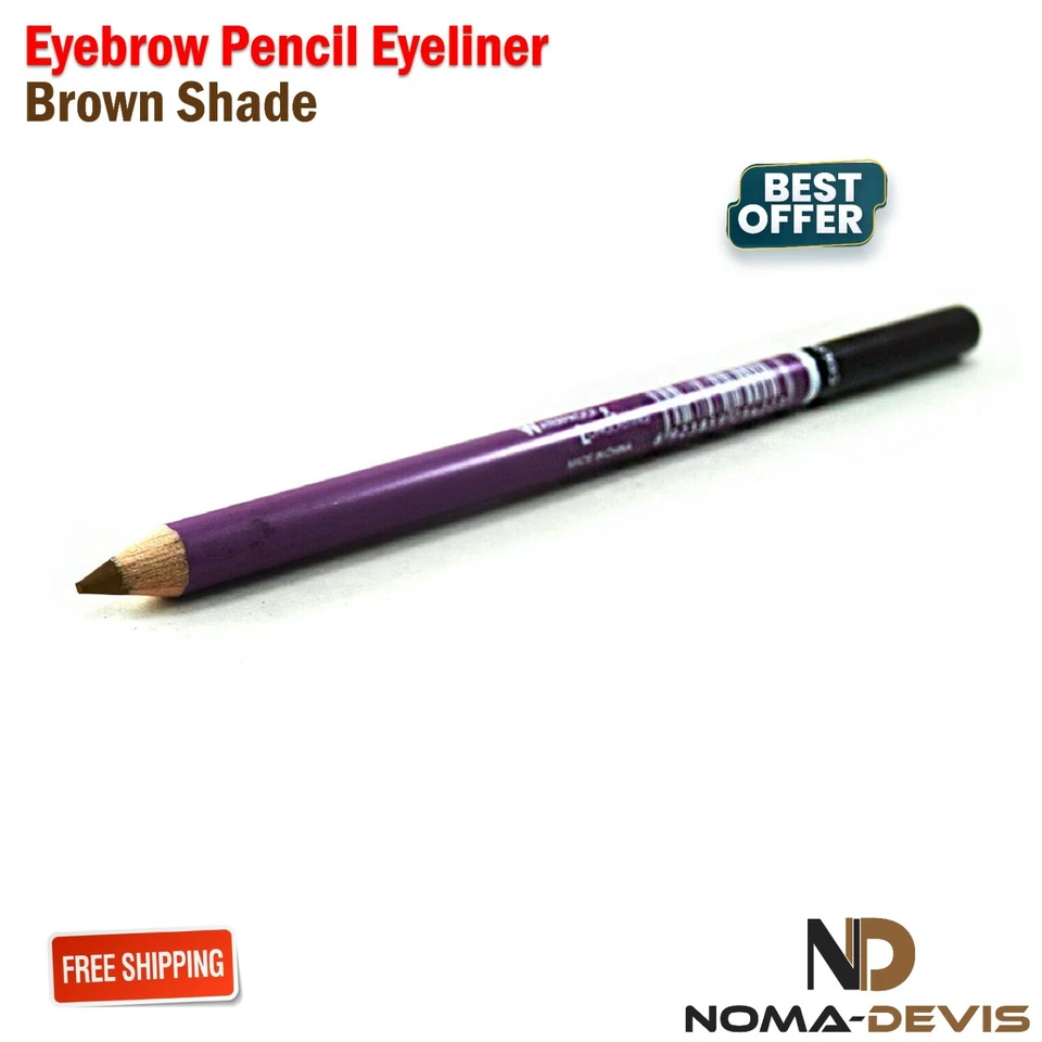 Eyebrow Pencil Eyeliner Pen with comb Makeup Cosmetic Tool Waterproof Brown - Image 3 of 4