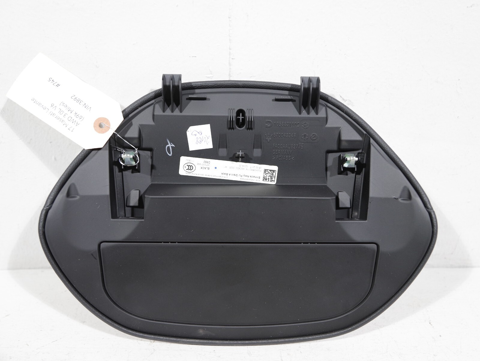 2017-2020 MASERATI LEVANTE M161 UPPER SPEEDOMETER TRIM PANEL COVER 670043348 OEM