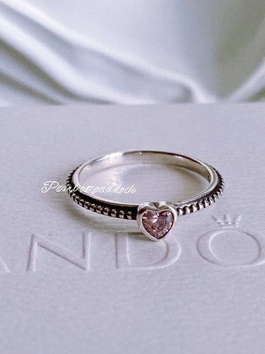 Authentic Pandora One Love Pink Heart 