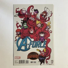 A-FORCE 1 2015 MARVEL NM NEAR MINT SIGNED JASON L'ATOUR VARIANT 1ST SINGULARITY