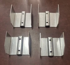 W Style Galvanized Bee Hives Pallet clips 4 Piece Pack