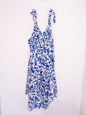 ALEXIS x Target Women's Botanical Blue Asymmetric Midi Dress 4X Floral