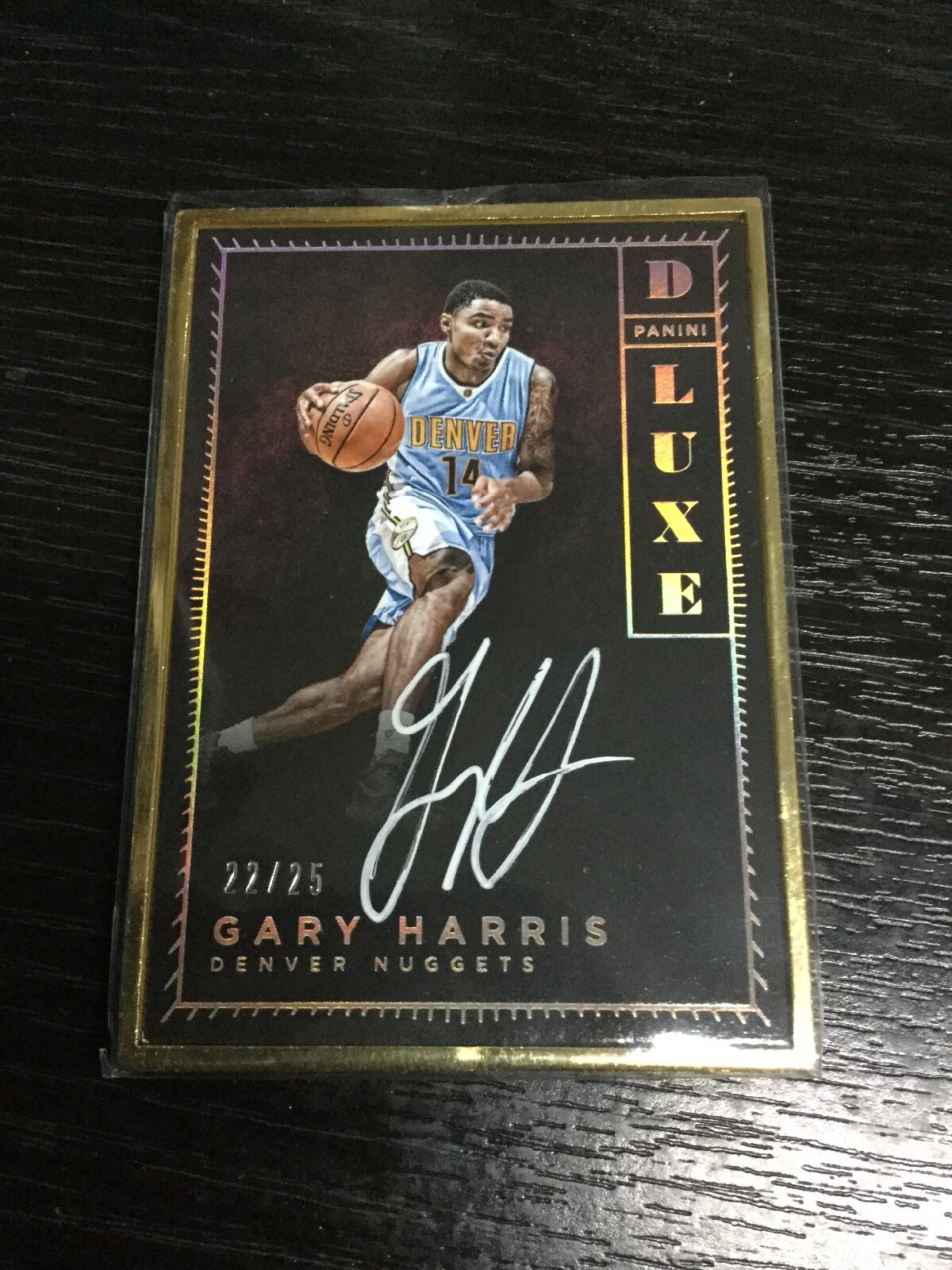 2015-16 LUXE Kyrie Irving 低め auto 4/25