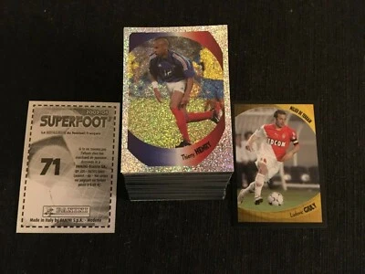 PANINI SET COMPLET VIGNETTES SUPERFOOT 2003/2004 ZIDANE HENRY STARS  NEW - Photo 1/2