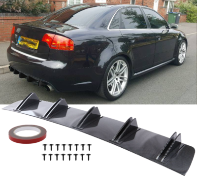 S3 Style Shark Fin Rear Diffuser - 2021-2025 Audi A3 / A3 S-line / S3 8Y – 285 Motorsport