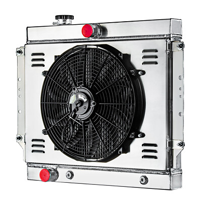 4 Row Radiator Shroud+Fan For 1959-1960 Cadillac DeVille Eldorado 6.4L V8 / AT.