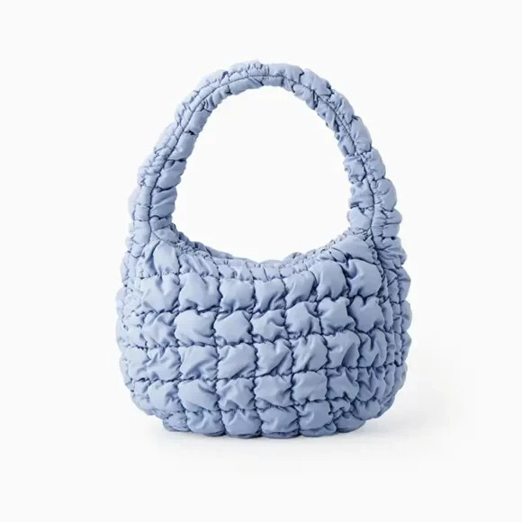 【COS】 Quilted Mini Bag : Light Green COS QUILTED MINI BAG NWT LIGHT BLUE | eBay