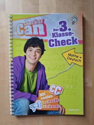 Checker Can Der 3. Klasse Check Mathe & Deutsch Mit Stickern & Lösungen Tesloff