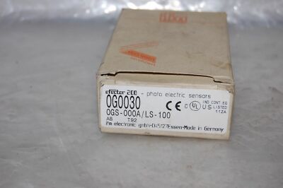 IFM Efector 0GS-000A/LS-100 0G0030 OGS-OOOA/LS-100-AK-OG0030 SENSOR TRANSMITTER